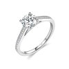 1CT Moissanite Ring R10003